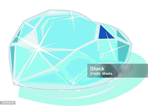 Ilustración de Joya y más Vectores Libres de Derechos de Aguamarina - Aguamarina, Amor - Sentimiento, Azul