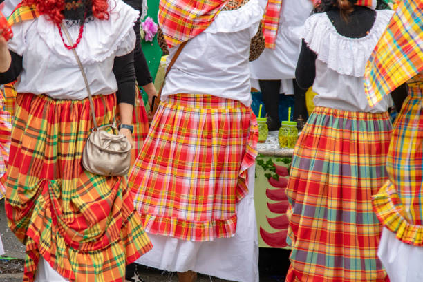 istock Madras, fabric of Caribbean folklore 1213467309