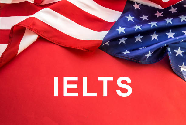istock Test of English multiple choice on table. Top view, flatlay, 1213469173
