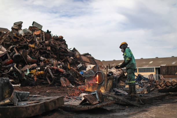 Free picture: junkyard, recycling plant, junk, facility, industrial ...