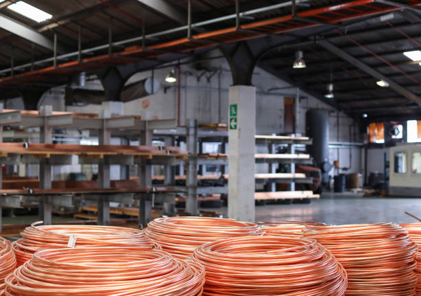 istock Scrap metal recycling facility. 1213475916