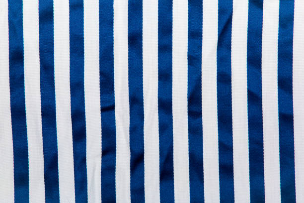 patrón a rayas azules y blancos en tela"n - artex fotografías e imágenes de stock