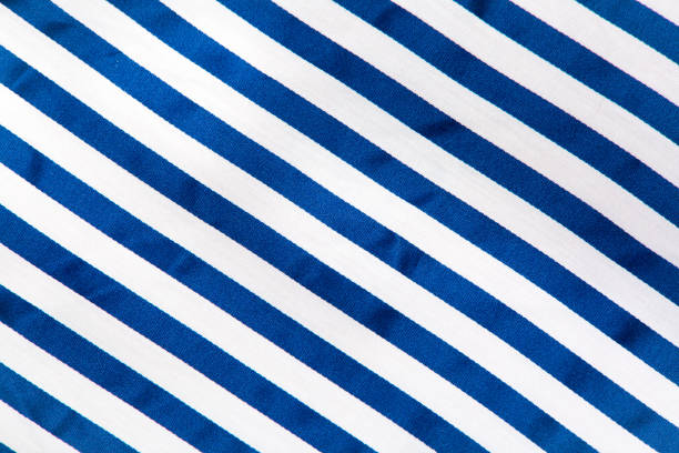 blue and white striped pattern on fabric"n - artex imagens e fotografias de stock