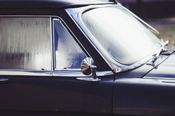 istock retro car in city 1213483829