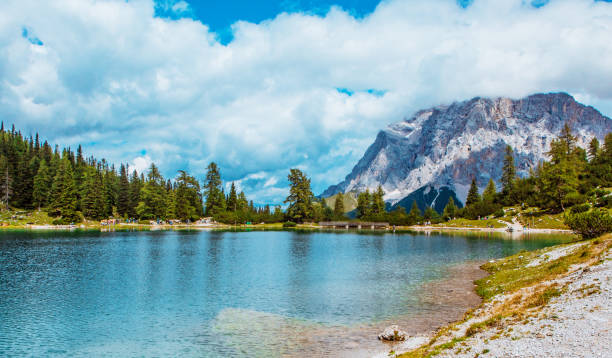 istock Beautiful Austrian countryside landscape view 1213486431