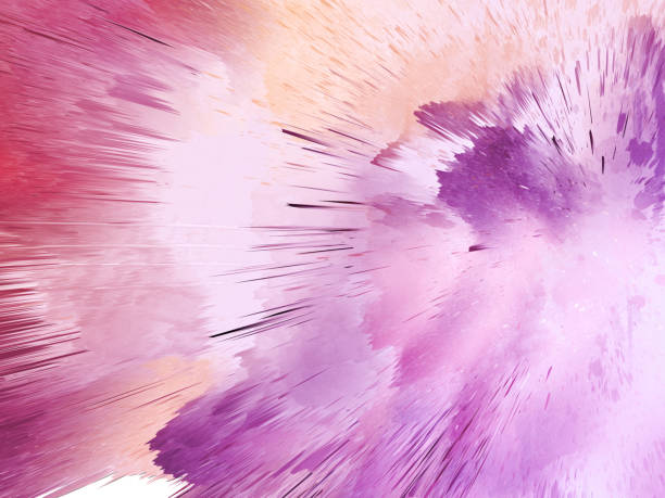 abstract colorful painting background 3D rendering.