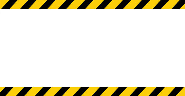 Black and yellow line striped. Caution tape. Blank warning background. Vector illustration Black and yellow line striped. Caution tape. Blank warning background. Vector illustration wallpaper stripper stock illustrations