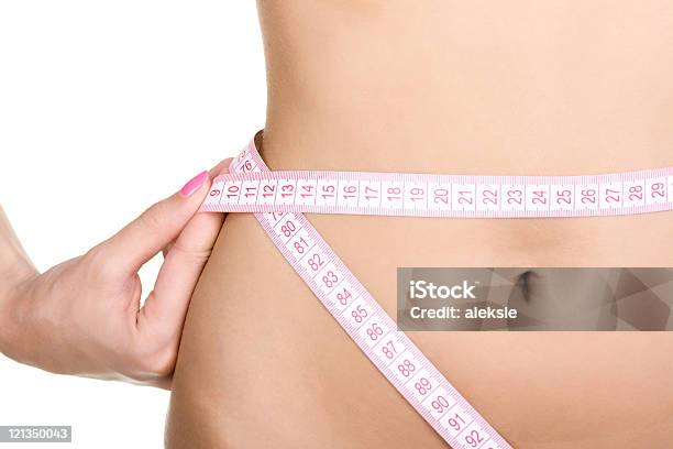 Demonstration Of A Weight Loss Program Featuring Slim Waist Stock Photo - Download Image Now