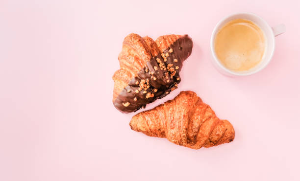 istock Croissants and coffee. 1213506136