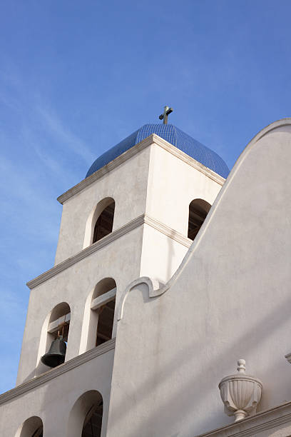 istock Church Bell Tower and Blue Sky 121350942