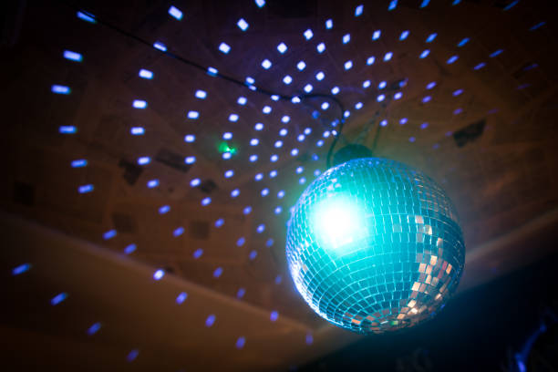 istock Shiny disco ball in a night club 1213510814