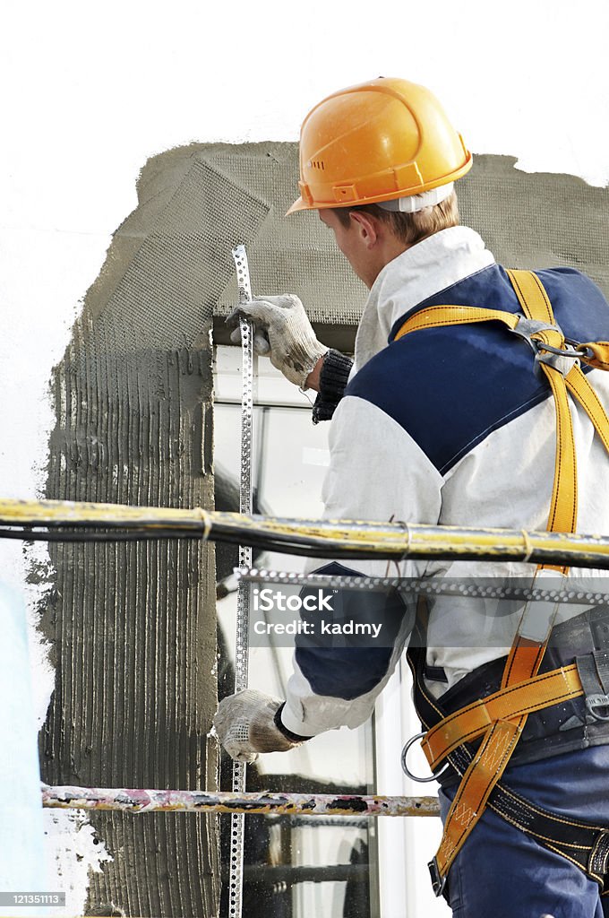 Fachada de la interrupción y surfacer works - Foto de stock de Accesorio de cabeza libre de derechos