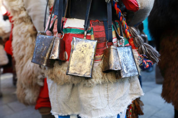 istock Details costume of mummers 1213511477