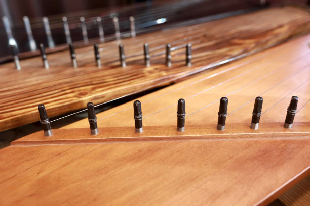 istock Details of ancient harp 1213511536