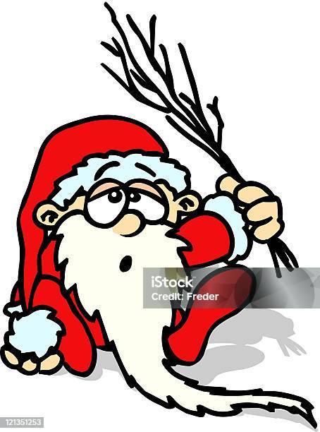 Santa Claus Fumetto - Immagini vettoriali stock e altre immagini di Avvento - Avvento, Babbo Natale, Bambino