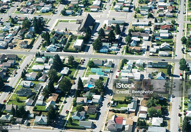 Luftaufnahme Von Häuser Stockfoto und mehr Bilder von Butte - Butte, Montana, Wohnhaus