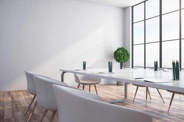 istock Contemporary conference room 1213521423