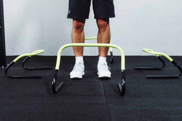 istock Warm up with hurdle drills 1213524575