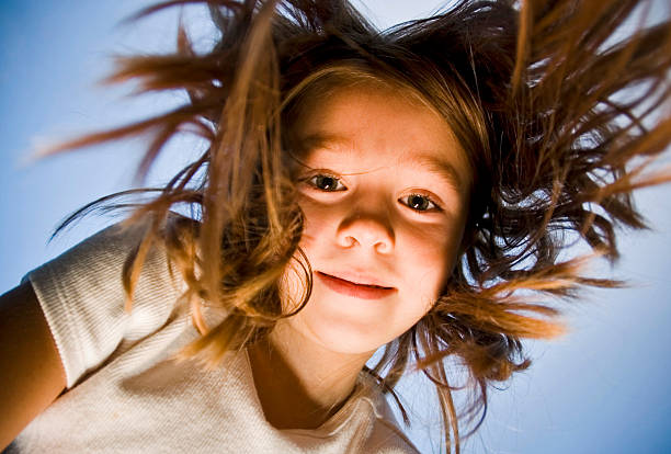 istock Cute Little Girl Looking Down 121352499