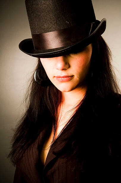 istock Beauty in a Top Hat 121352590