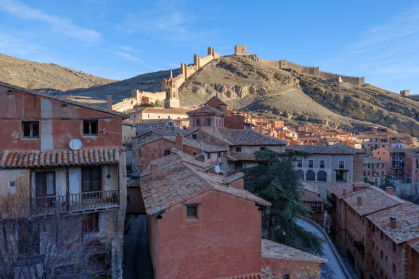 istock Albarracin, medieval walled village in Teruel 1213526458