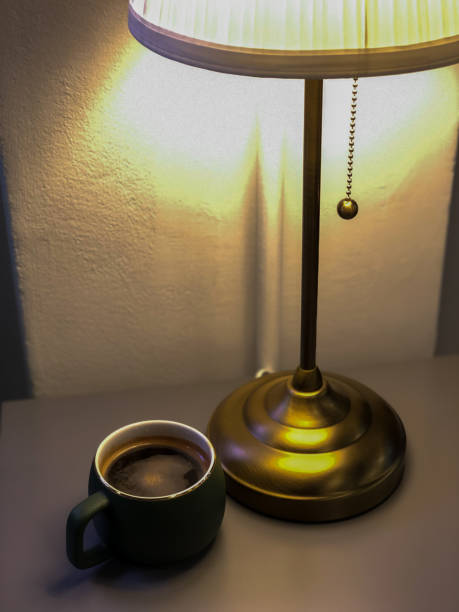 istock A cup of black coffee on wooden table 1213526730