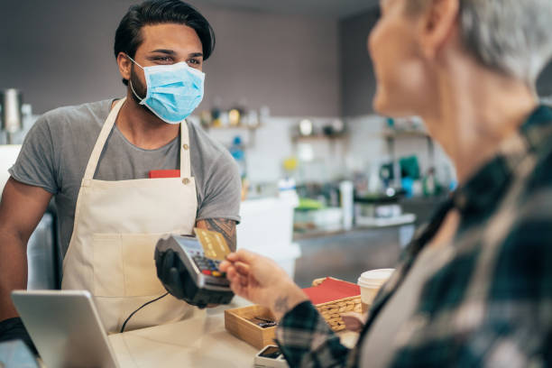 istock Contactless payment and Coronavirus 1213527562