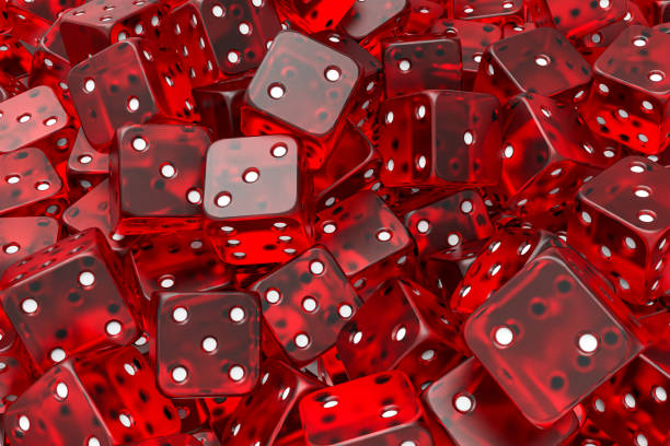 Red and white dices