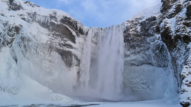 istock Cool snow falls in winter 1213535085