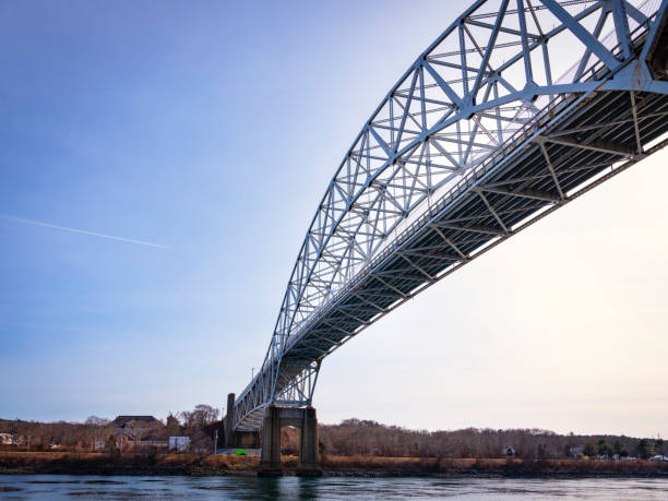 istock Central arch of Sagamore Bridge as seen from below 1213539834