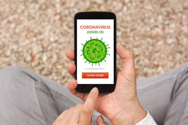 istock Coronavirus, covid-19 concept on mobile phone 1213539939