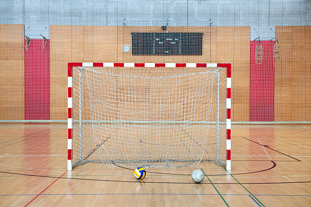 istock Soccer Goal With Balls 121354005