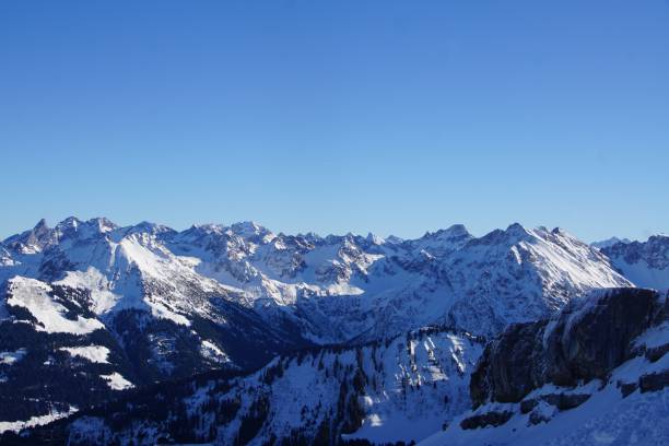 istock Winter landscape in the Bavarian alps 1213541085