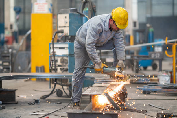 istock Portrait of metal worker 1213550981