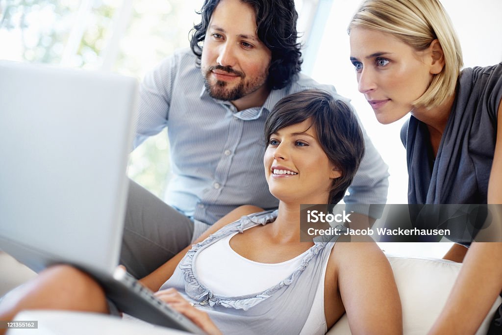 Team working concentrated  20-29 Years Stock Photo