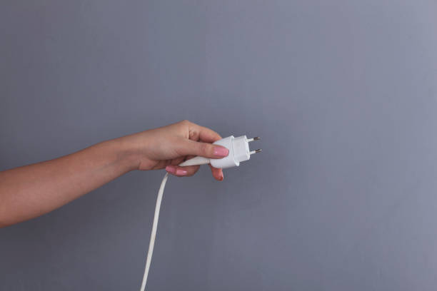 istock woman hand holding phone charger 1213554699