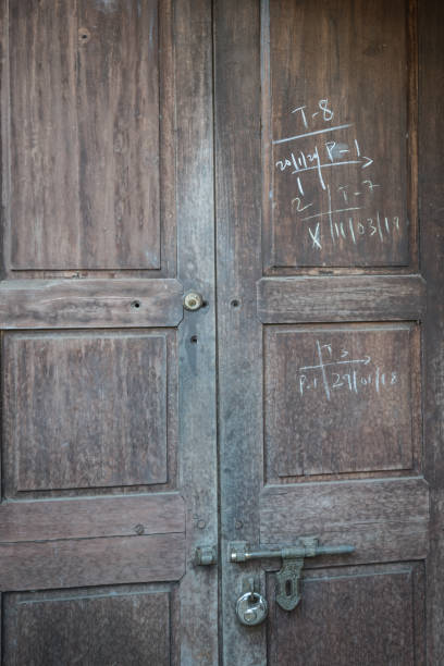 istock A retro door filled with formulas and equations 1213558883