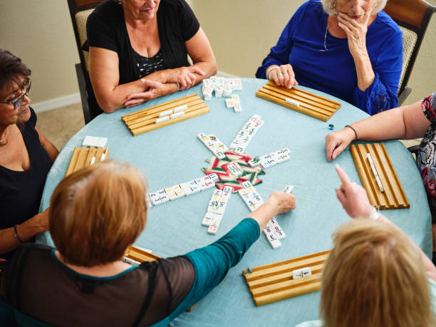 istock Senior Women Playing a Game 1213565023