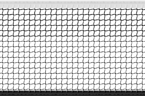 Seamless tennis net
