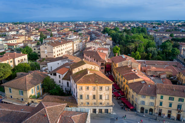 istock Pisa central square view from the famous tower 1213572677