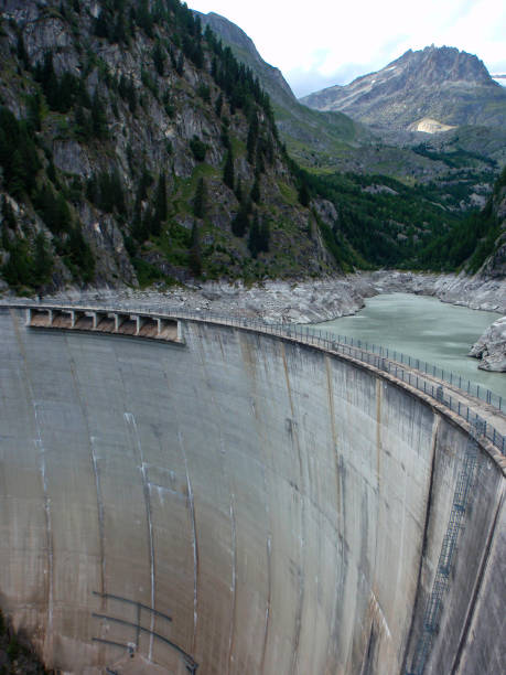 istock Gebidem Arch Dam, Aletsch Valley 1213573401