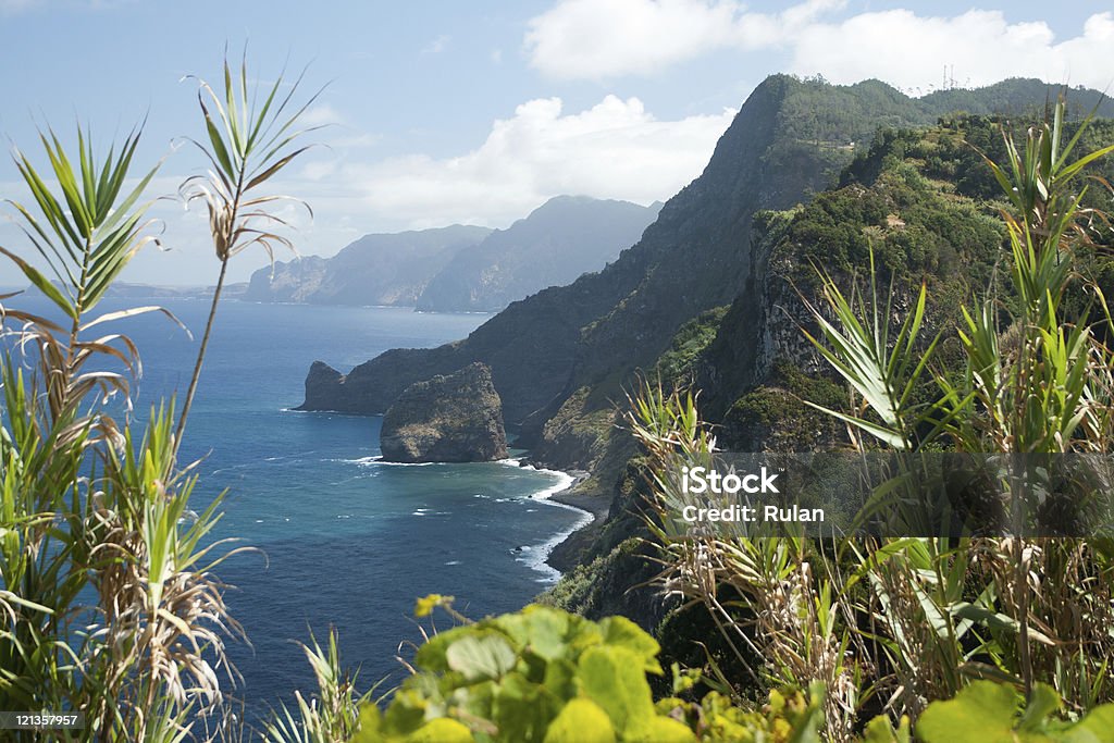 Madeira, view from Ponta do Clerigo  Atlantic Islands Stock Photo