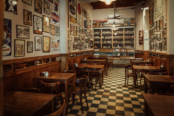 istock Interior of local cafe in Buenos Aires 1213580231