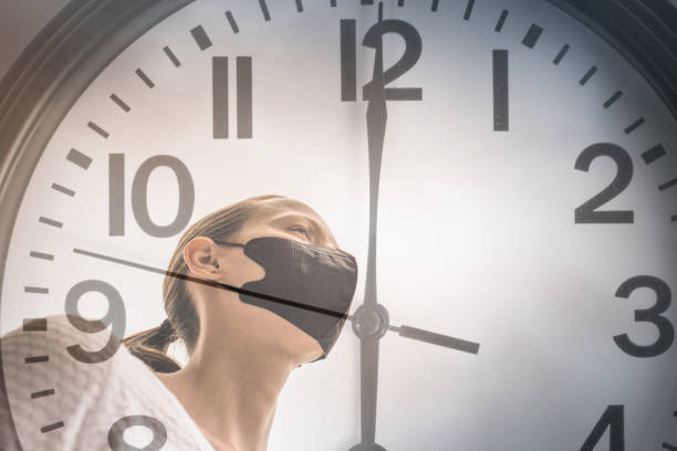 istock Woman wearing protective face mask. Coronavirus concept. 1213580285