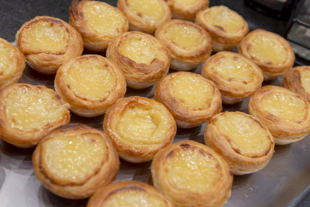 istock Portuguese Custard Tarts Pastel de Nata or de Belem. 1213583791
