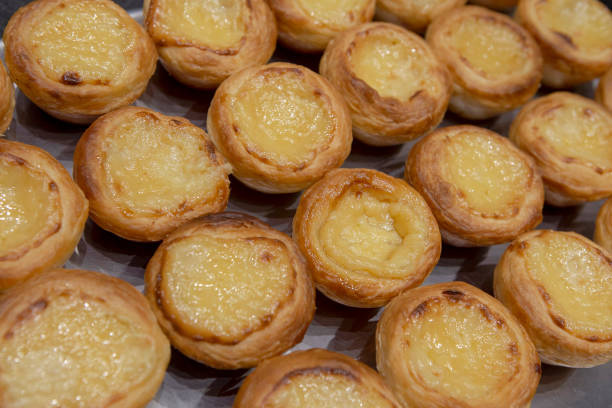 istock Portuguese Custard Tarts Pastel de Nata or de Belem. 1213583816