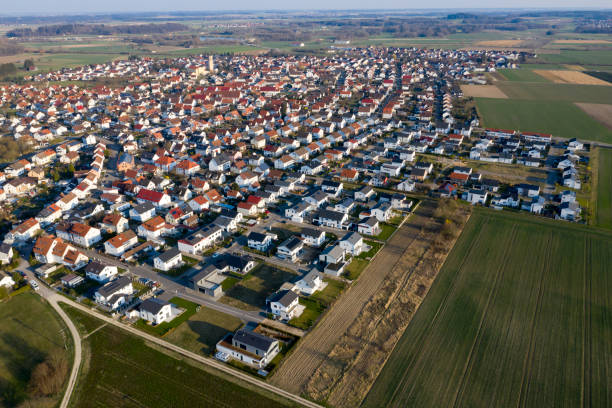 istock Aerial View of Housing Development 1213592863
