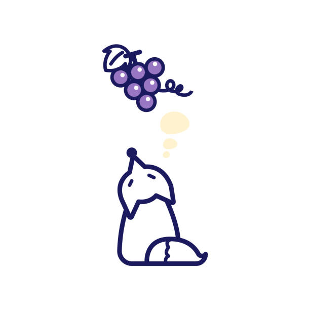 200313shiro_shinrigaku_003 - dark blue grapes stock illustrations