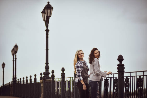 Images of teenage fraternal twin sisters spending the afternoon in Rome, Georgia.