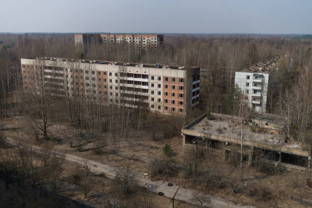 istock Ghost town Pripyat in Chernobyl zone 1213596733
